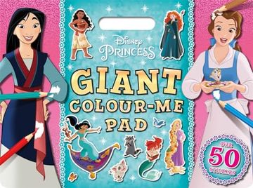 portada Disney Princess: Giant Colour me pad