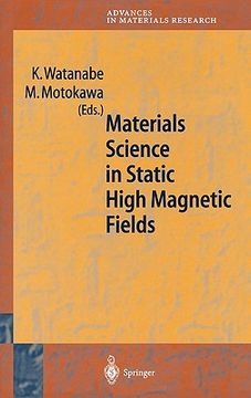 portada materials science in static high magnetic fields (en Inglés)