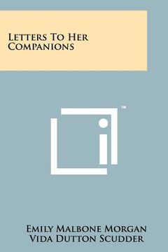 portada letters to her companions (en Inglés)