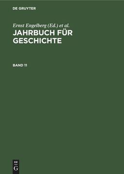 portada Jahrbuch für Geschichte. Band 11 (en Alemán)