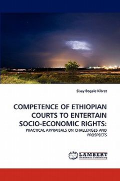 portada competence of ethiopian courts to entertain socio-economic rights (en Inglés)