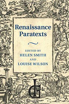 portada Renaissance Paratexts (in English)