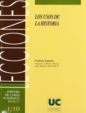 portada Los usos de la historia: The uses of history (Florilogio) (in Spanish)