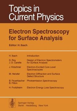 portada electron spectroscopy for surface analysis (en Inglés)