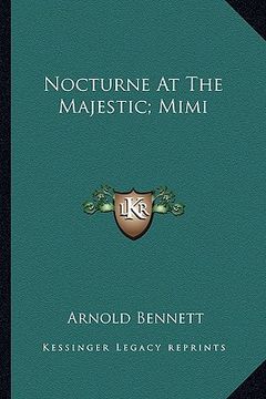 portada nocturne at the majestic; mimi (en Inglés)