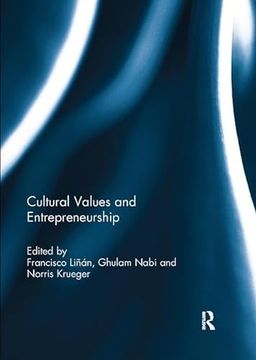 portada Cultural Values and Entrepreneurship (en Inglés)