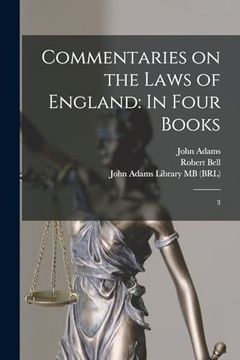 portada Commentaries on the Laws of England: In Four Books: 3 (in English)