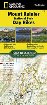portada Mount Rainier National Park day Hikes map (en Inglés)