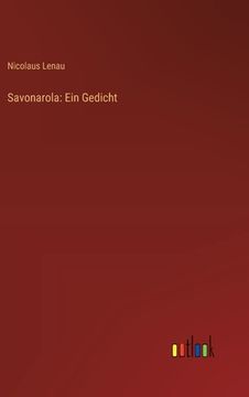 portada Savonarola: Ein Gedicht (en Alemán)