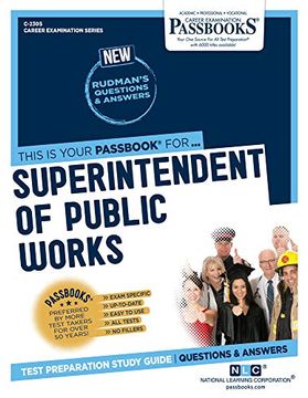 portada Superintendent of Public Works (Career Examination) 