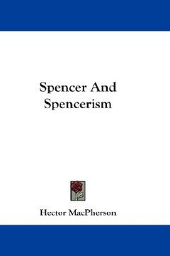 portada spencer and spencerism (in English)