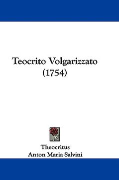 portada teocrito volgarizzato (1754) (en Inglés)