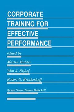 portada Corporate Training for Effective Performance (en Inglés)