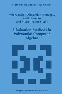 portada Elimination Methods in Polynomial Computer Algebra (en Inglés)