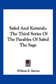 portada safed and keturah: the third series of the parables of safed the sage