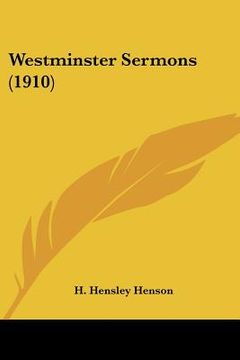portada westminster sermons (1910)