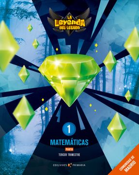 portada Proyecto: La leyenda del Legado. Matemáticas 1 - Pauta. Comunidad de Madrid. Trimestres