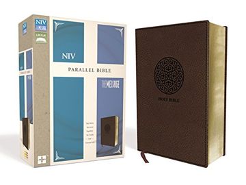 portada Niv, the Message, Parallel Bible, Leathersoft, Brown: Two Bible Versions Together for Study and Comparison 