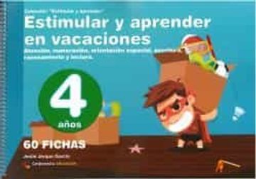 portada Estimular y Aprender en Vacaciones: Para 4 Años: 3 (in Spanish)