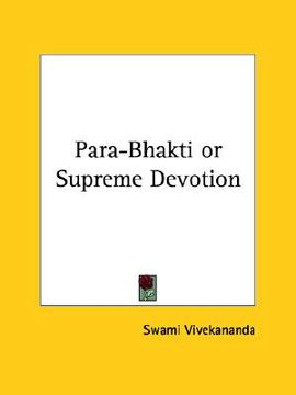 portada para-bhakti or supreme devotion (en Inglés)