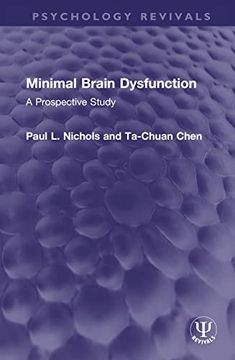 portada Minimal Brain Dysfunction: A Prospective Study (Psychology Revivals) (en Inglés)