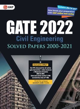 portada Gate 2022 Civil Engineering Solved Papers (2000-2021) (in English)