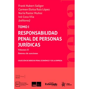 portada Tomo I Responsabilidad Penal de Personas Jurídicas. Volumen II Sistema de sanciones (in Spanish)