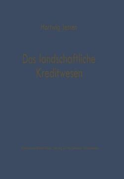 portada Das Landschaftliche Kreditwesen (in German)