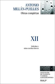 portada MillÃ¡n-Puelles. XII. Obras completas (in Spanish)