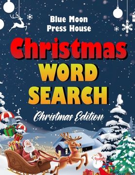 portada Christmas word search.: Easy Large Print Puzzle Book for Adults, Kids & Everyone for the 25 Days of Christmas. (in English)