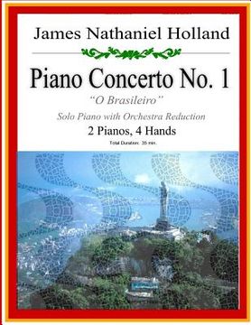 portada Piano Concerto No 1: A Brazilian Jazz Concerto for Piano, 2 Pianos 4 Hands