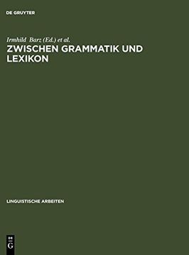 portada Zwischen Grammatik und Lexikon 