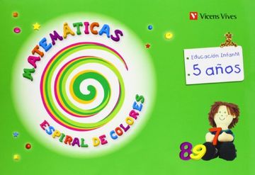 portada Espiral De Colores Matematicas P-5 (Espiral Magica Material Alumno)