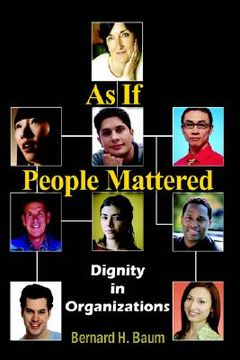 portada as if people mattered (en Inglés)