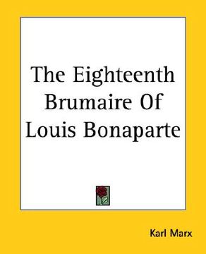 portada the eighteenth brumaire of louis bonaparte