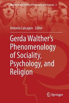 portada Gerda Walther's Phenomenology of Sociality, Psychology, and Religion (en Inglés)