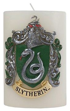portada Harry Potter Slytherin Sculpted Insignia Candle 