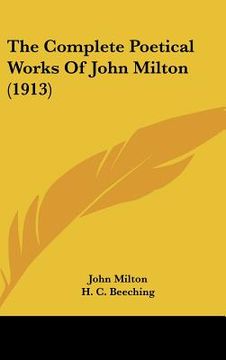 portada the complete poetical works of john milton (1913)