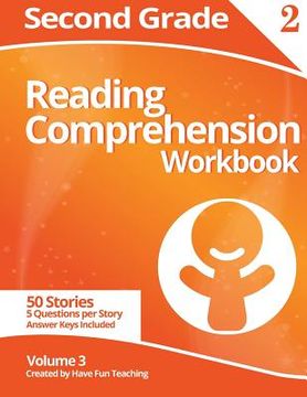portada Second Grade Reading Comprehension Workbook: Volume 3 (en Inglés)