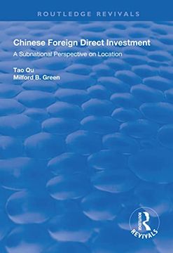 portada Chinese Foreign Direct Investment: A Subnational Perspective on Location (en Inglés)