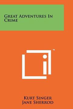 portada great adventures in crime