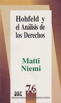 portada Hohfeld y el Analisis de los Derechos (in Spanish)