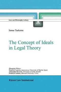 portada the concept of ideals in legal theory (en Inglés)