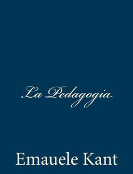 portada La Pedagogia (in Italian)