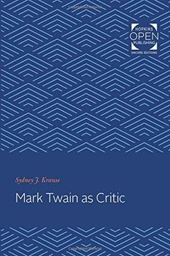 portada Mark Twain as Critic (en Inglés)