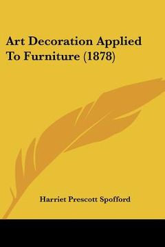 portada art decoration applied to furniture (1878) (in English)