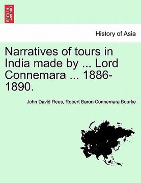 portada narratives of tours in india made by ... lord connemara ... 1886-1890. (en Inglés)