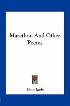 portada marathon and other poems (en Inglés)