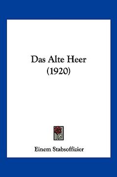 portada Das Alte Heer (1920) (en Alemán)