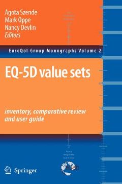 portada eq-5d value sets: inventory, comparative review and user guide (en Inglés)